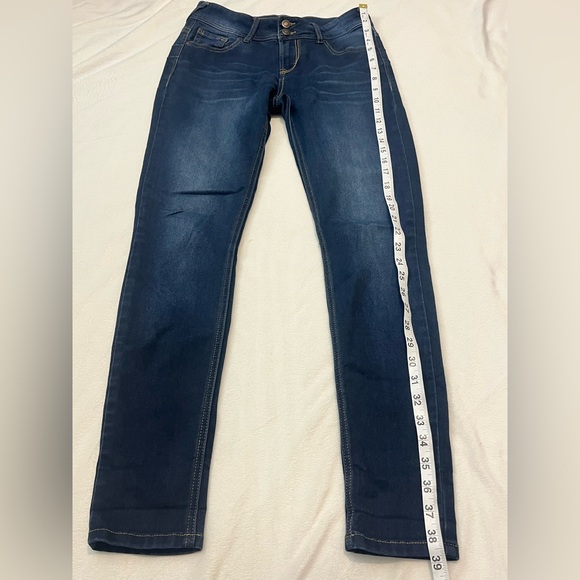 Wallflower Denim Deluxe Dark Wash Blue Women's Jeans Size 7 - Picture 4 of 16